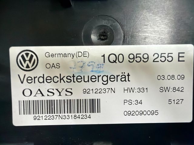 bontott VW EOS Cabrio Tetővezérlő