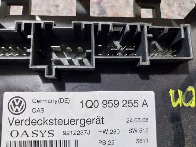 bontott VW EOS Cabrio Tetővezérlő