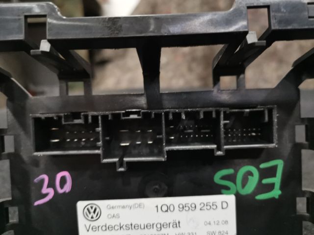 bontott VW EOS Cabrio Tetővezérlő