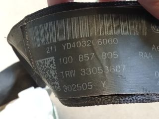 bontott VW EOS Hátsó Biztonsági Öv Szett