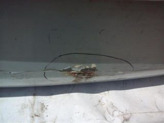 bontott VW EOS Hátsó Lökhárító (Üresen)