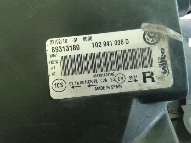 bontott VW EOS Jobb Fényszóró