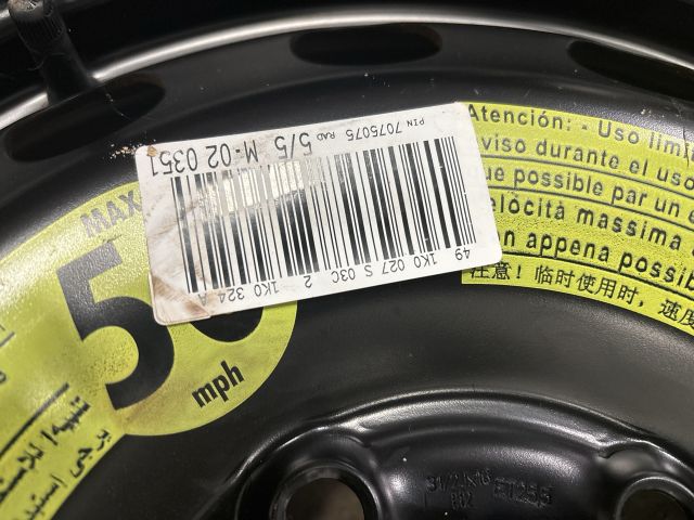 bontott VW EOS Pótkerék