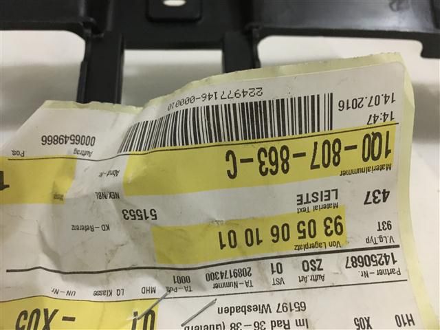 bontott VW EOS Tartó Bak