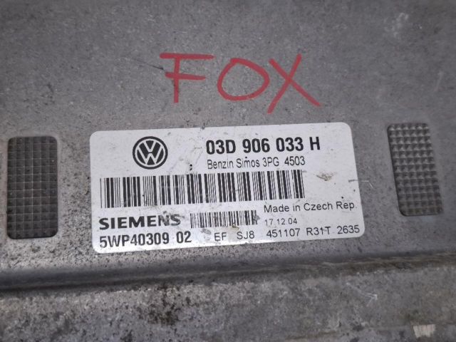 bontott VW FOX Motorvezérlő