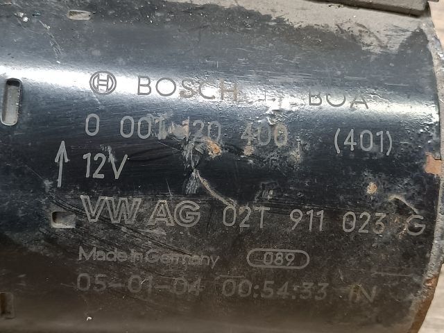 bontott VW FOX Önindító