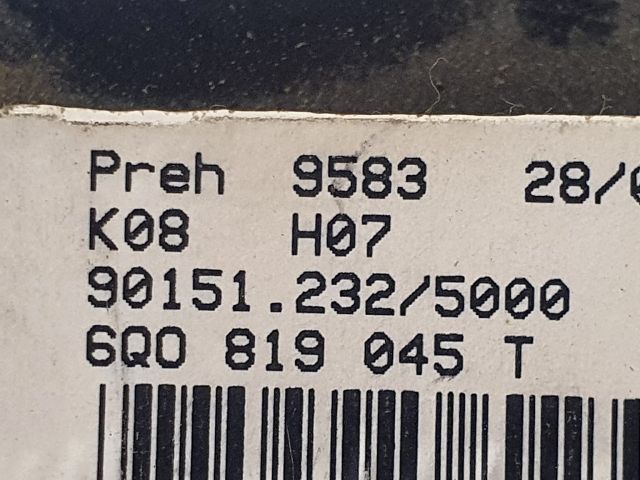 bontott VW FOX Fűtéskapcsoló (Nem klímás)