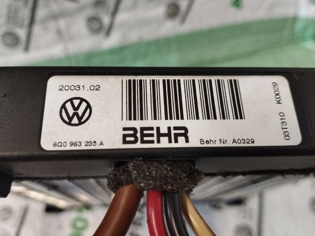 bontott VW FOX Fűtőradiátor (Elektromos)