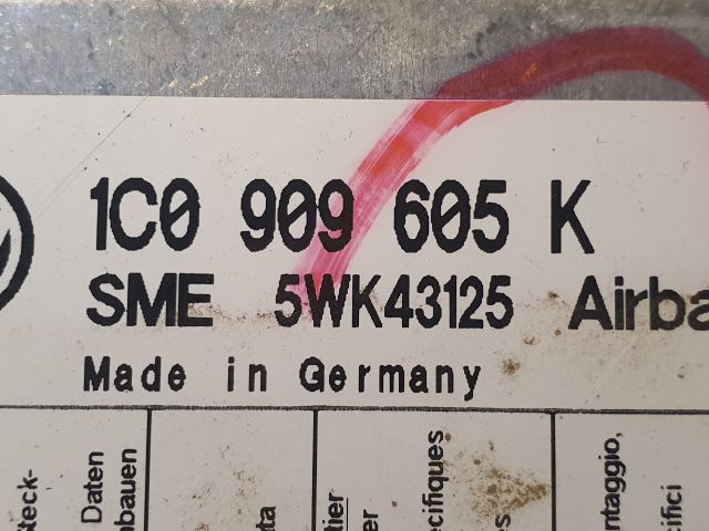 bontott VW FOX Légzsák Elektronika