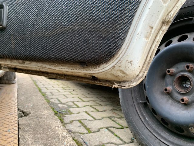 bontott VW GOLF II Homlokfal (Üres lemez)