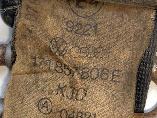 bontott VW GOLF II Jobb hátsó Biztonsági Öv