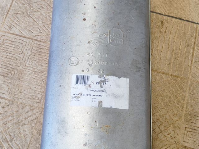 bontott VW GOLF III Hátsó Kipufogó Dob