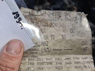 bontott VW GOLF III Váltó (Mechanikus)