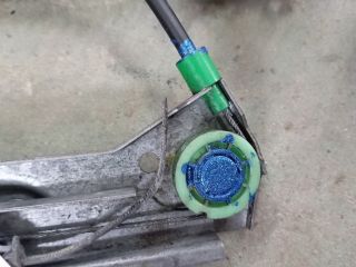 bontott VW GOLF III Bal hátsó Ablakemelő Szerkezet (Mechanikus)