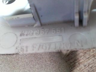 bontott VW GOLF III Bal Napellenző