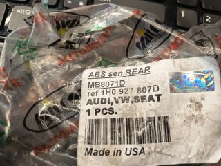 bontott VW GOLF III Hátsó ABS Jeladó