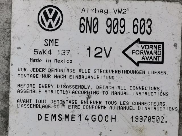 bontott VW GOLF III Légzsák Elektronika
