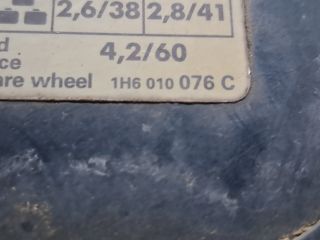 bontott VW GOLF III Tankajtó