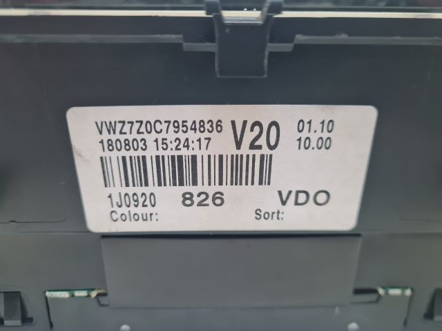 bontott VW GOLF IV Kilométeróra