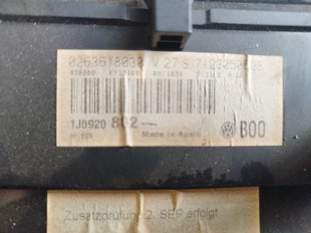 bontott VW GOLF IV Kilométeróra