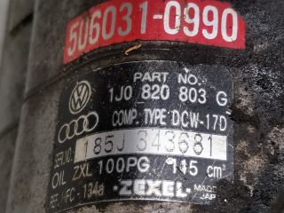 bontott VW GOLF IV Klímakompresszor