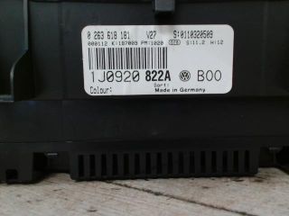 bontott VW GOLF IV Kilométeróra