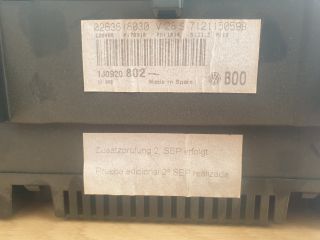 bontott VW GOLF IV Kilométeróra