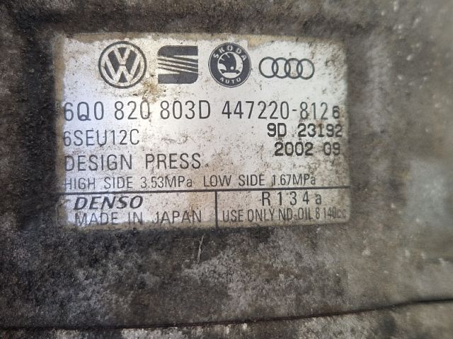 bontott VW GOLF IV Klímakompresszor