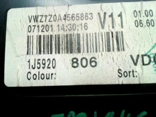 bontott VW GOLF IV Kilométeróra