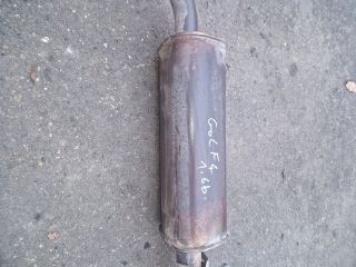 bontott VW GOLF IV Komplett Kipufogó Rendszer