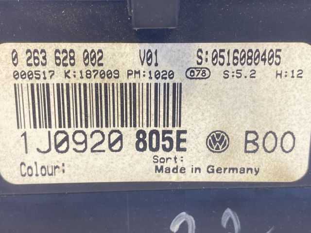 bontott VW GOLF IV Kilométeróra
