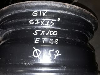 bontott VW GOLF IV Acélfelni Szett