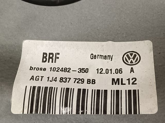 bontott VW GOLF IV Bal első Ablakemelő Szerkezet (Elektromos)