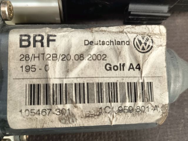 bontott VW GOLF IV Bal első Ablakemelő Szerkezet (Elektromos)