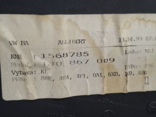 bontott VW GOLF IV Bal első Ajtó Kárpit