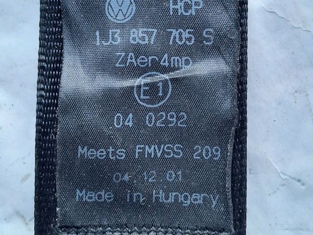 bontott VW GOLF IV Bal első Biztonsági Öv