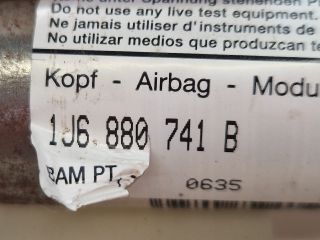 bontott VW GOLF IV Bal első Függöny Légzsák