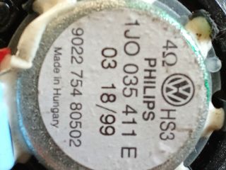 bontott VW GOLF IV Bal első Hangszóró