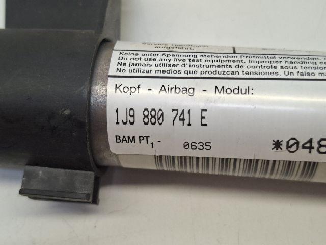 bontott VW GOLF IV Bal Függönylégzsák és Oldallégzsák