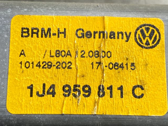 bontott VW GOLF IV Bal hátsó Ablakemelő Motor