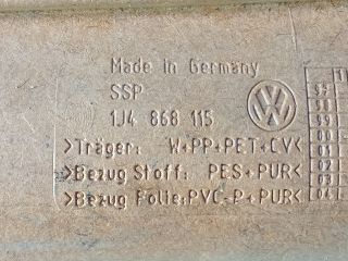 bontott VW GOLF IV Bal hátsó Ajtó Kárpit