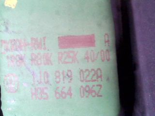 bontott VW GOLF IV Előtét Ellenállás Fűtőmotor