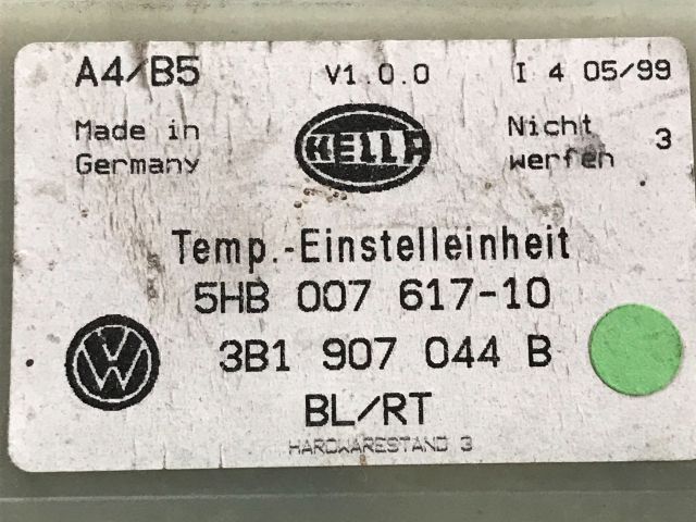 bontott VW GOLF IV Fűtéskapcsoló (digit klímás)