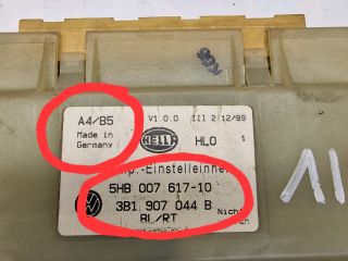 bontott VW GOLF IV Fűtéskapcsoló (digit klímás)