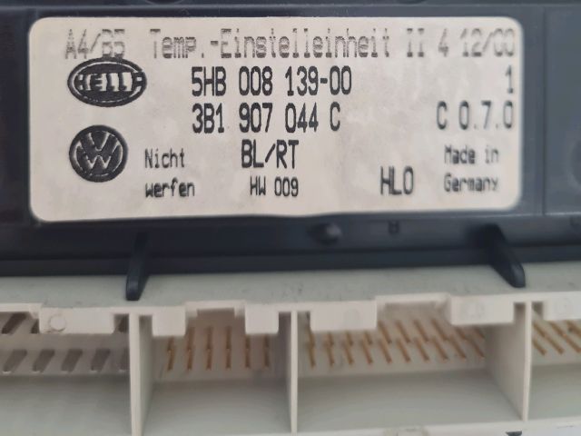 bontott VW GOLF IV Fűtéskapcsoló (digit klímás)