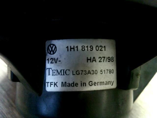 bontott VW GOLF IV Fűtőmotor (Nem klímás)