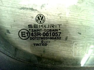 bontott VW GOLF IV Jobb C Oszlop Oldalablak Üveg