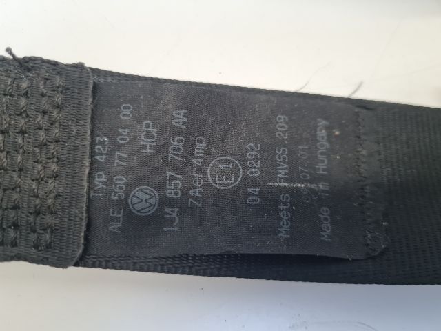 bontott VW GOLF IV Jobb első Biztonsági Öv