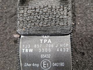 bontott VW GOLF IV Jobb első Biztonsági Öv