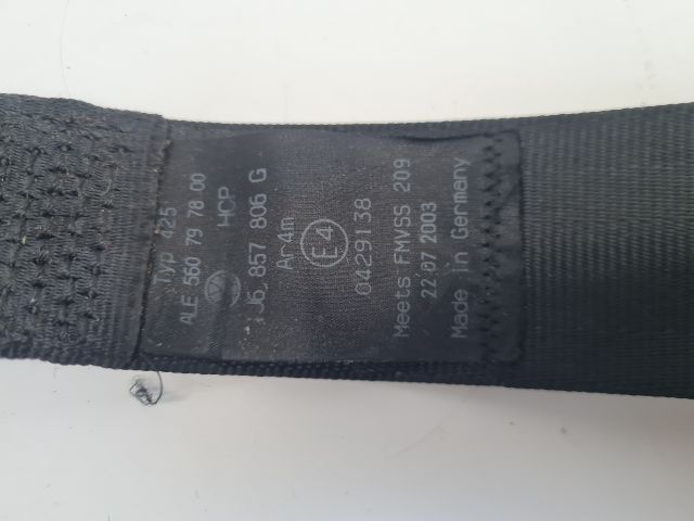 bontott VW GOLF IV Jobb első Biztonsági Öv